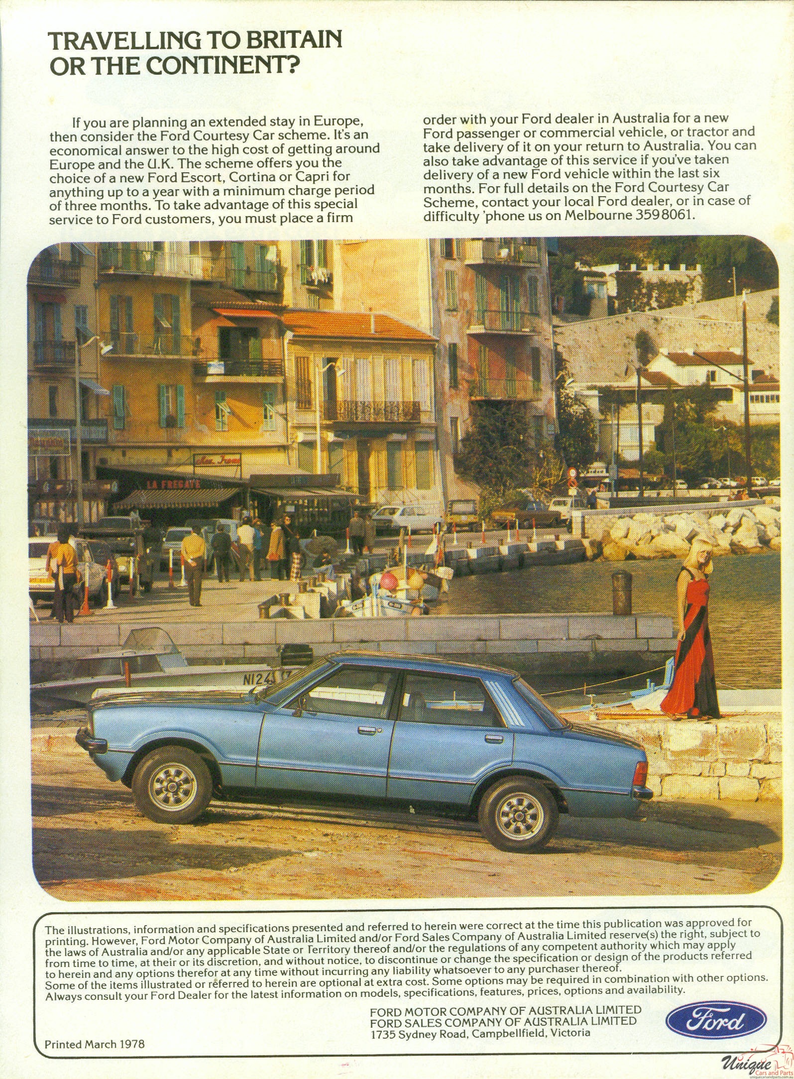 1978 Ford Australia Model Range Brochure Page 43